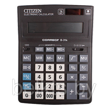 Калькулятор Citizen 14 разр. Correct D 314