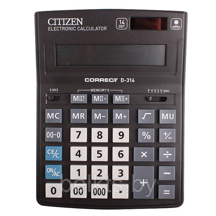 Калькулятор Citizen 14 разр. Correct D 314 - фото 1 - id-p58226347