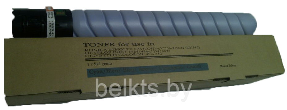 Тонер-картридж для Konica Minolta Bizhub C258/308/454 TN512C/TN513C/TN324C Cyan (Tomoegawa) - фото 1 - id-p62715271