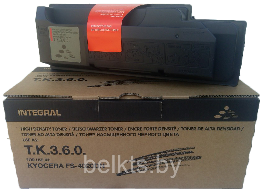 Тонер-картридж для Kyocera Mita FS 4020 TK-360 (20000 копий) с/ч (Integral)