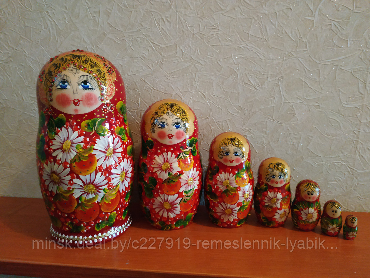 Матрёшка на 7 частей! Ручной работы!