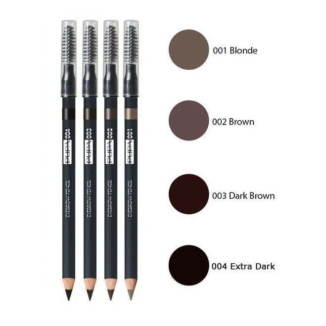 Pupa Eyebrow Pencil 002 КОРИЧНЕВЫЙ 1.08g карандаш для бровей со щеткой - фото 1 - id-p79015000