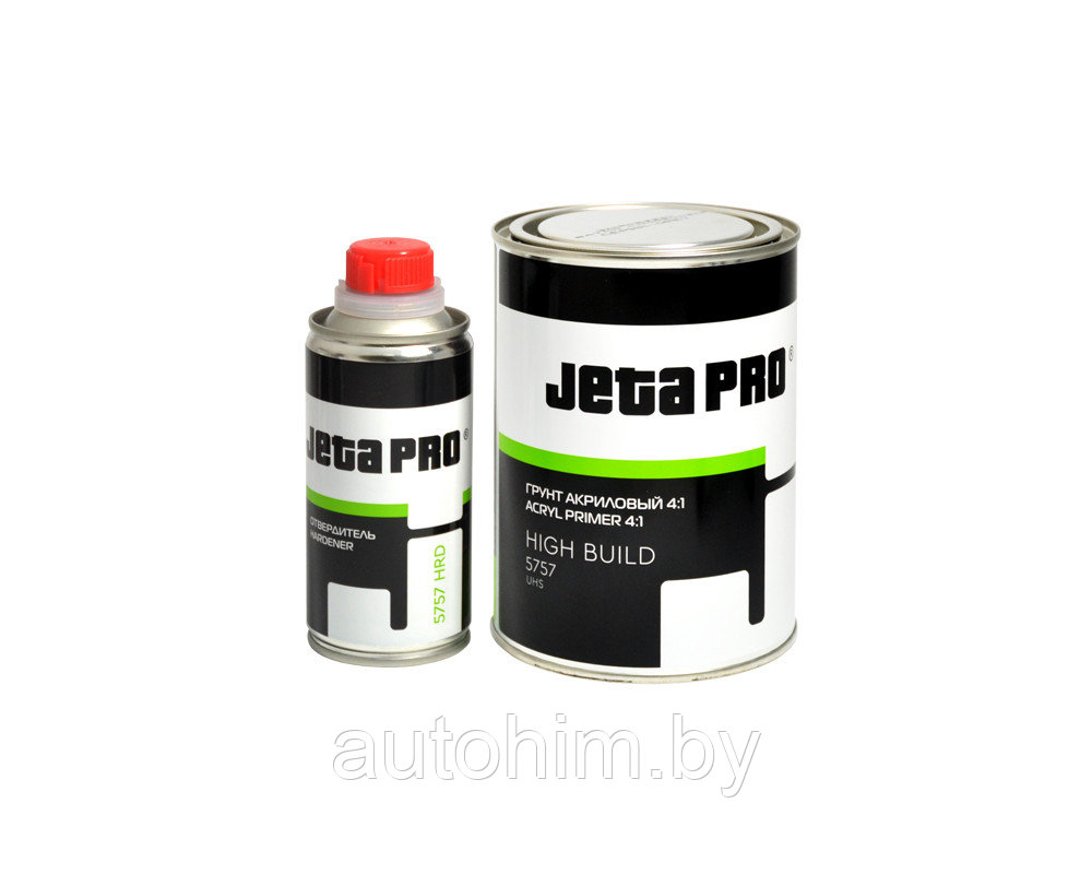 Акриловый грунт JETA PRO HIGH BUILD с высоким содержанием сухого остатка, 1л - фото 1 - id-p87521949