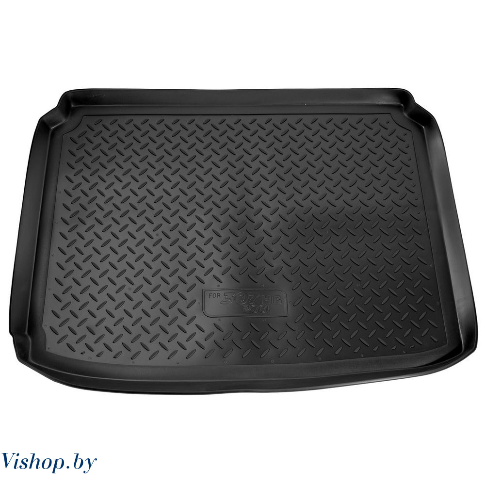 Коврик багажника для Peugeot 308 HB Черный - фото 1 - id-p87546132