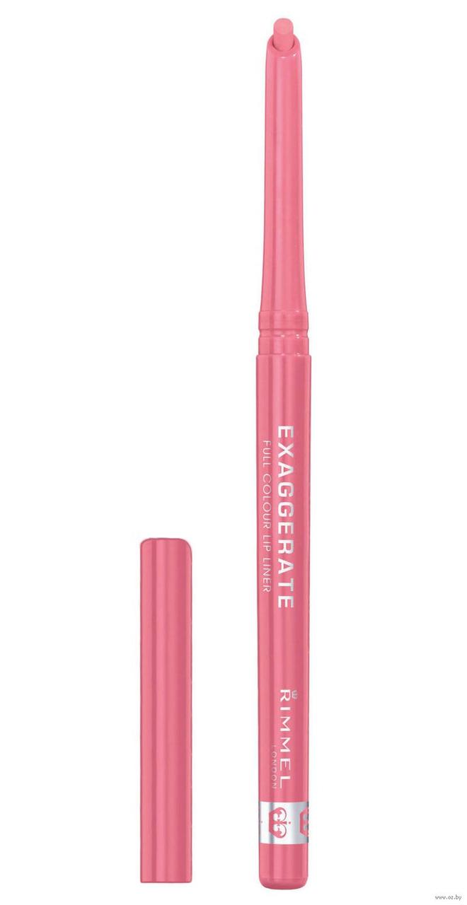 Rimmel  Карандаш для губ автоматический Exaggerate Full Colour Lip Liner" тон 101"