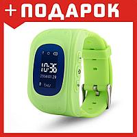 Детские умные часы телефон Smart Baby Watch Q50 салатовый