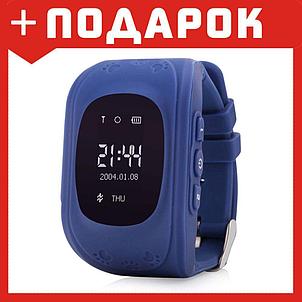 Умные (смарт) часы с GPS для детей Wonlex Q50 синий, фото 2