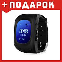 Умные (смарт) часы с GPS для детей Wonlex Q50 черный