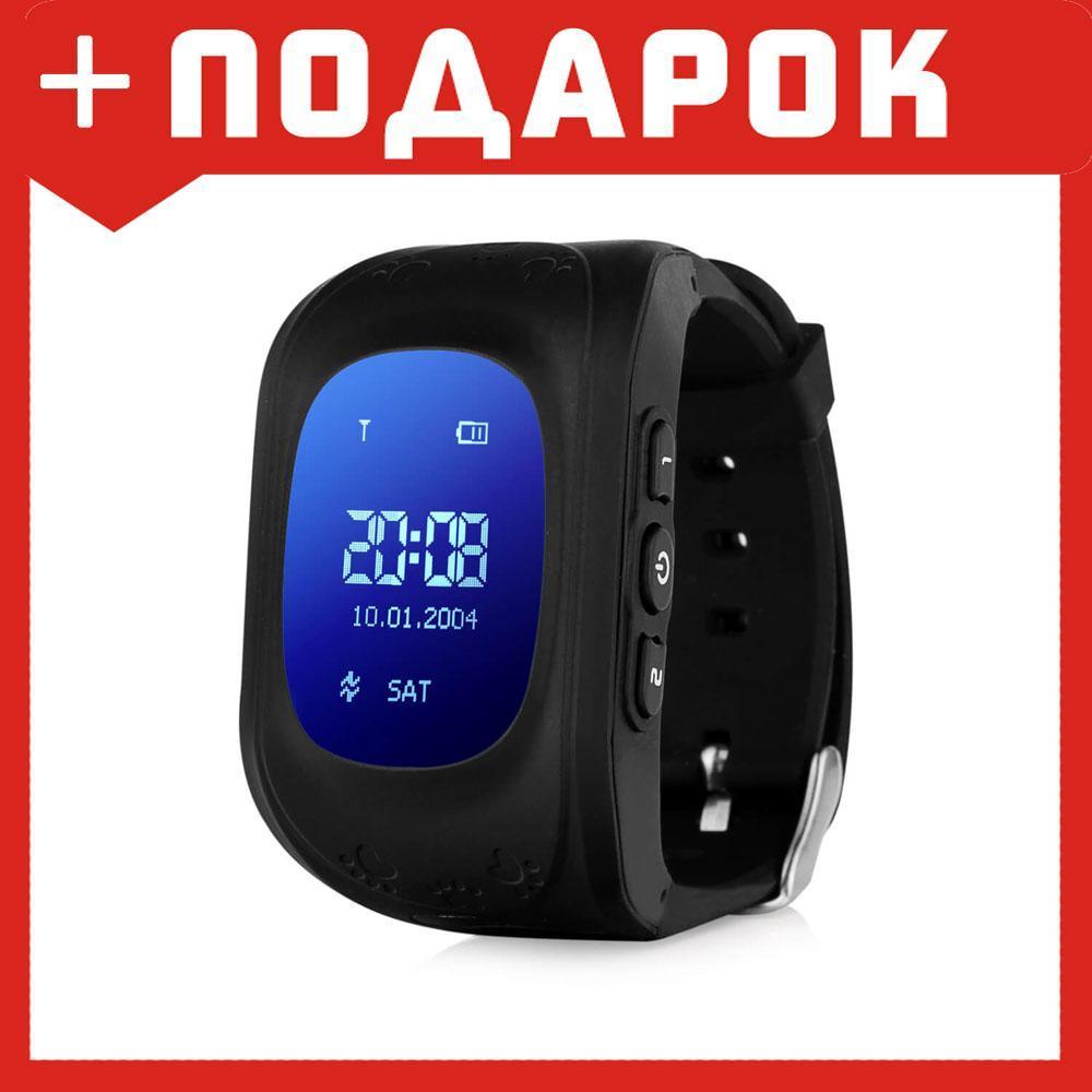 Умные (смарт) часы с GPS для детей Wonlex Q50 черный - фото 1 - id-p87595176