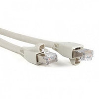 Патч-корд литой UTP Кат.5е 15м серый (К-09115) сетевой кабель