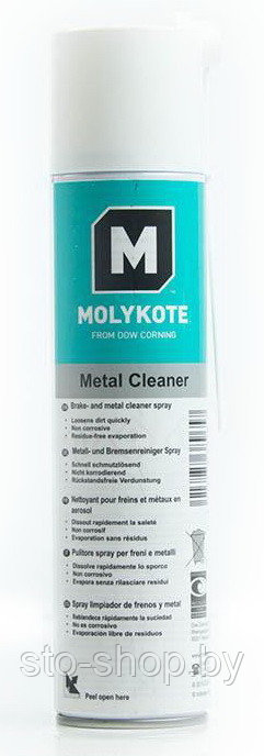 Очиститель обезжириватель деталей с ацетоном Molykote Metal Cleaner A 400мл