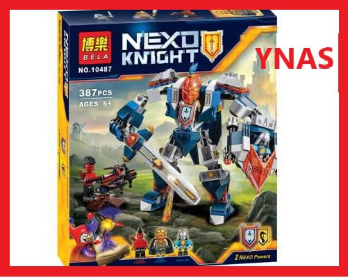 Детский конструктор Bela Nexo Knights арт. 10487 Нексо "Королевский робот-броня" , аналог LEGO 70327