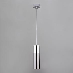 Светодиодный подвесной светильник 50135/1 LED хром/черный жемчуг Double Topper Eurosvet, фото 2