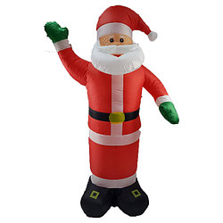 Фигура "Дед Мороз приветствует" 210 см надувная 3D с подсветкой VT18-21191