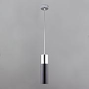 Светодиодный подвесной светильник 50135/1 LED хром/черный Double Topper Eurosvet