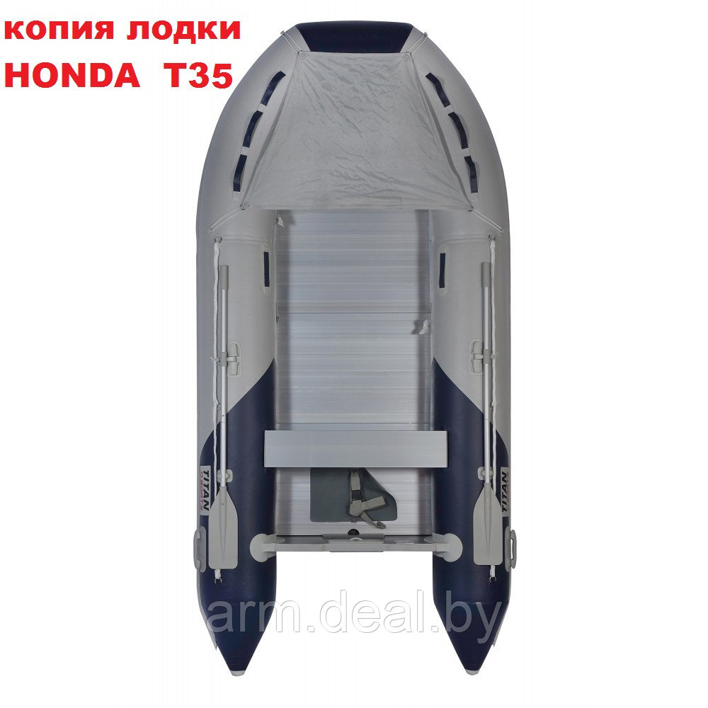 Лодка TITAN AL360 (киль), пол алюминий