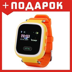 Умные (смарт) часы с GPS для детей Wonlex Q60 желтый, фото 2