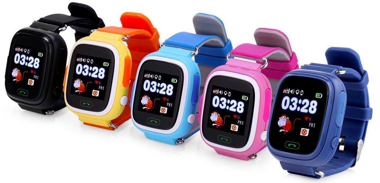 Детские умные часы-телефон Smart baby watch Q80 синий - фото 2 - id-p87679040