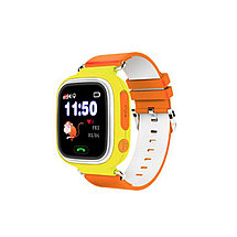 Детские умные часы-телефон Smart baby watch Q80 желтый, фото 2