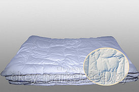 Одеяло из пуха кашмирской козы "Кашемир" 140х205 в изысканном белоснежном лавиш-сатине.