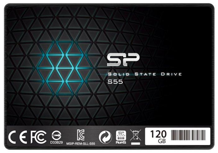 SSD Silicon-Power Slim S55 120GB SP120GBSS3S55S25 - фото 1 - id-p87694466
