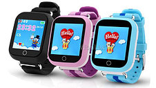 Умные (смарт) часы с GPS для детей Wonlex Q90 розовый, фото 2