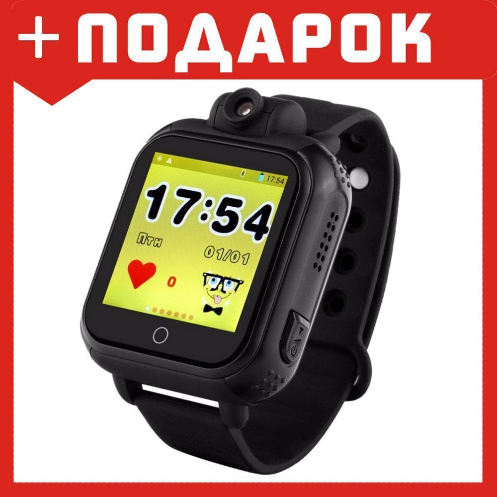 Детские умные часы с GPS Wonlex Q100 черный - фото 1 - id-p87708893