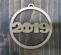 Подвес елочный "2019" с пятачком