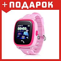 Умные (смарт) часы с GPS для детей Wonlex GW400S Водонепроницаемые (розовый)