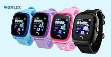 Умные (смарт) часы с GPS для детей Wonlex GW400S Водонепроницаемые (розовый), фото 2