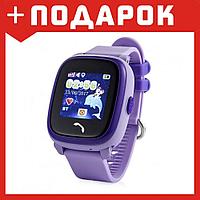 Умные (смарт) часы с GPS для детей Wonlex GW400S Водонепроницаемые (фиолетовый)
