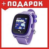 Детские умные часы-телефон Smart baby watch GW400S Водонепроницаемые (фиолетовый)