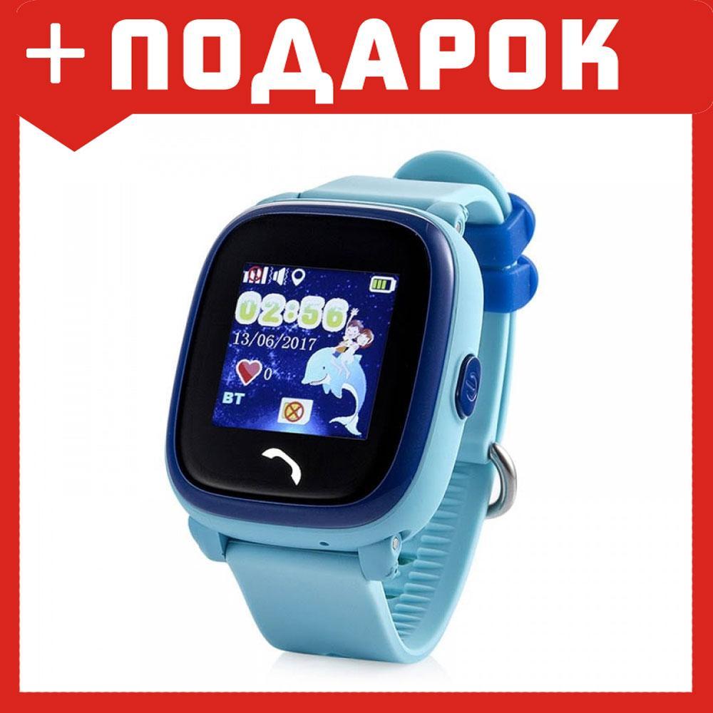 Детские смарт часы Wonlex GW400S Водонепроницаемые (голубой) - фото 1 - id-p87714773