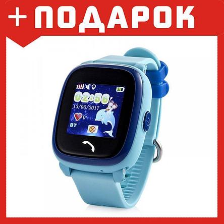 Детские умные часы-телефон Smart baby watch GW400S Водонепроницаемые (голубой), фото 2
