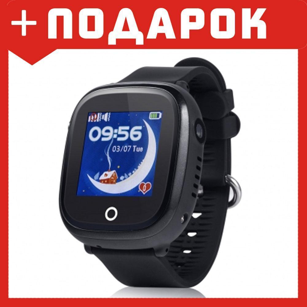 Детские умные часы с GPS Wonlex GW400X Водонепроницаемые (черный) - фото 1 - id-p87715944