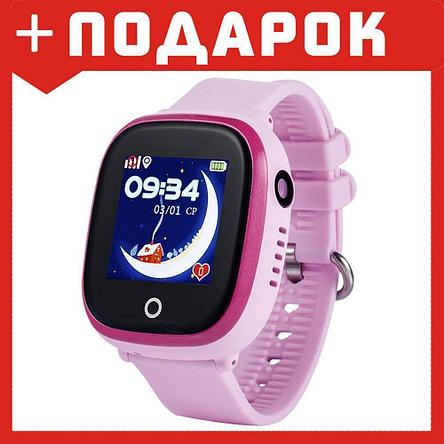 Детские умные часы-телефон Smart baby watch GW400X Водонепроницаемые (розовый), фото 2