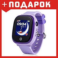 Детские умные часы с GPS Wonlex GW400X Водонепроницаемые (фиолетовый)