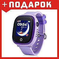 Детские умные часы-телефон Smart baby watch GW400X Водонепроницаемые (фиолетовый)