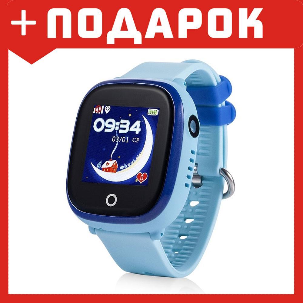 Детские смарт часы Wonlex GW400X Водонепроницаемые (голубой) - фото 1 - id-p87715977