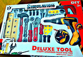 Игрушечный набор инструментов Deluxe tool делюкс