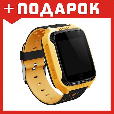 Детские часы с GPS трекером Wonlex GW500S желтый, фото 2