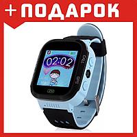 Умные (смарт) часы с GPS для детей Wonlex GW500S голубой