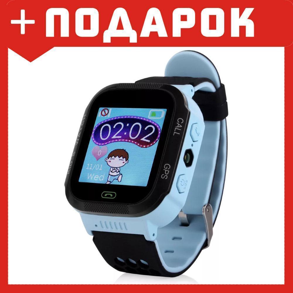 Детские умные часы-телефон Smart baby watch GW500S голубой