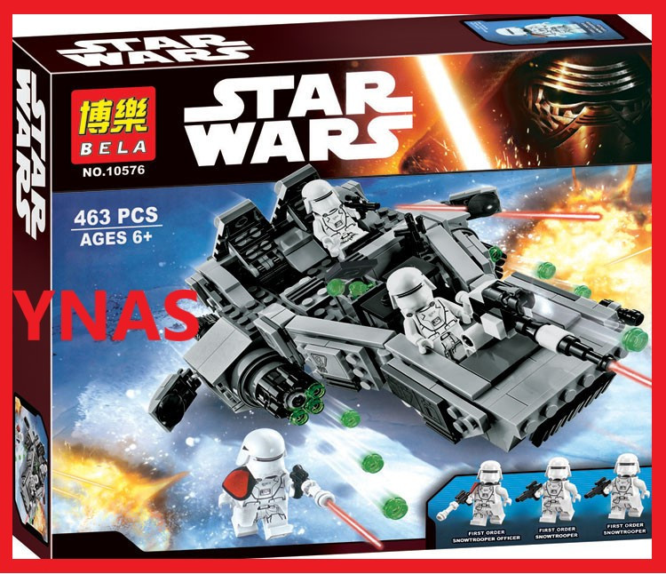 Детский конструктор Bela Star Wars арт. 10576 "Снежный спидер Первого Ордена", аналог LEGO Star Wars 75100 - фото 1 - id-p87720722