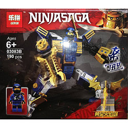 Конструктор Lepin 03083В Ninjasaga Робот Джея 190 деталей