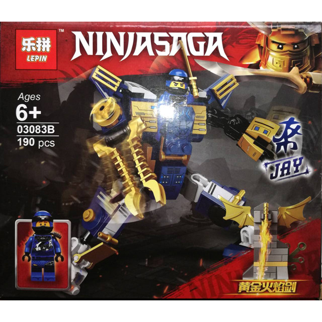 Конструктор Lepin 03083В Ninjasaga Робот Джея 190 деталей - фото 1 - id-p87737952