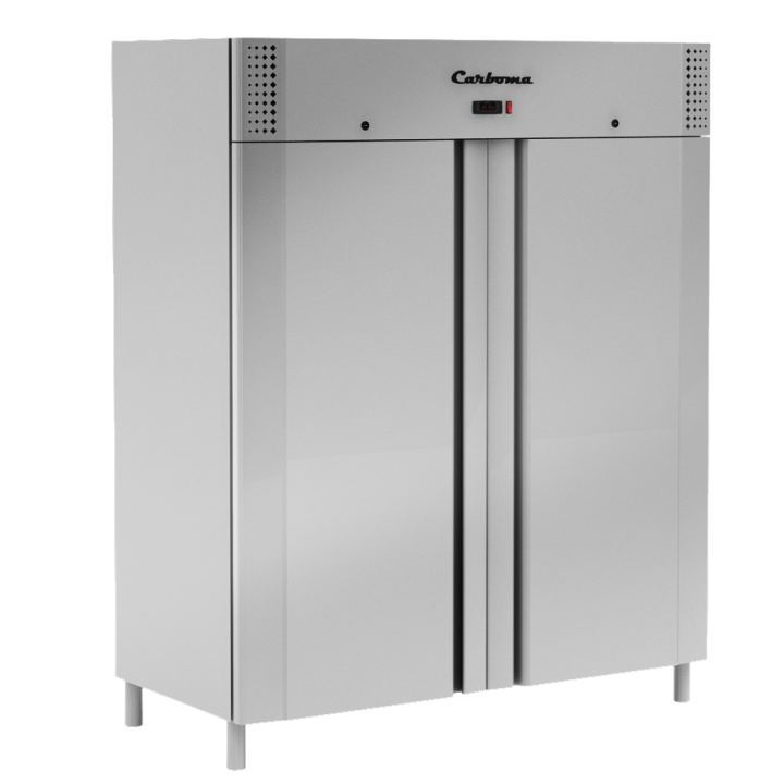 Шкаф холодильный комбинированный Carboma RF1120 INOX