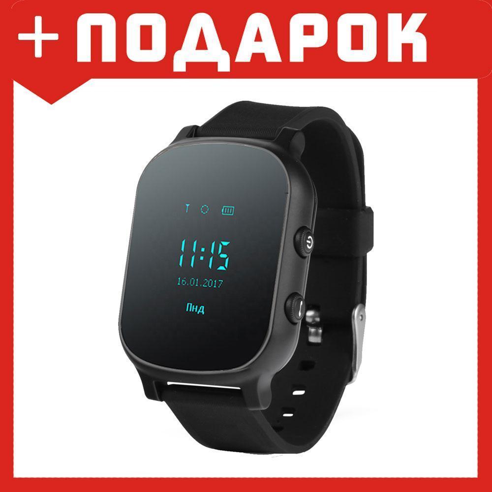 Детские умные часы с GPS Wonlex T58 GW700 (Черный) - фото 1 - id-p87769985