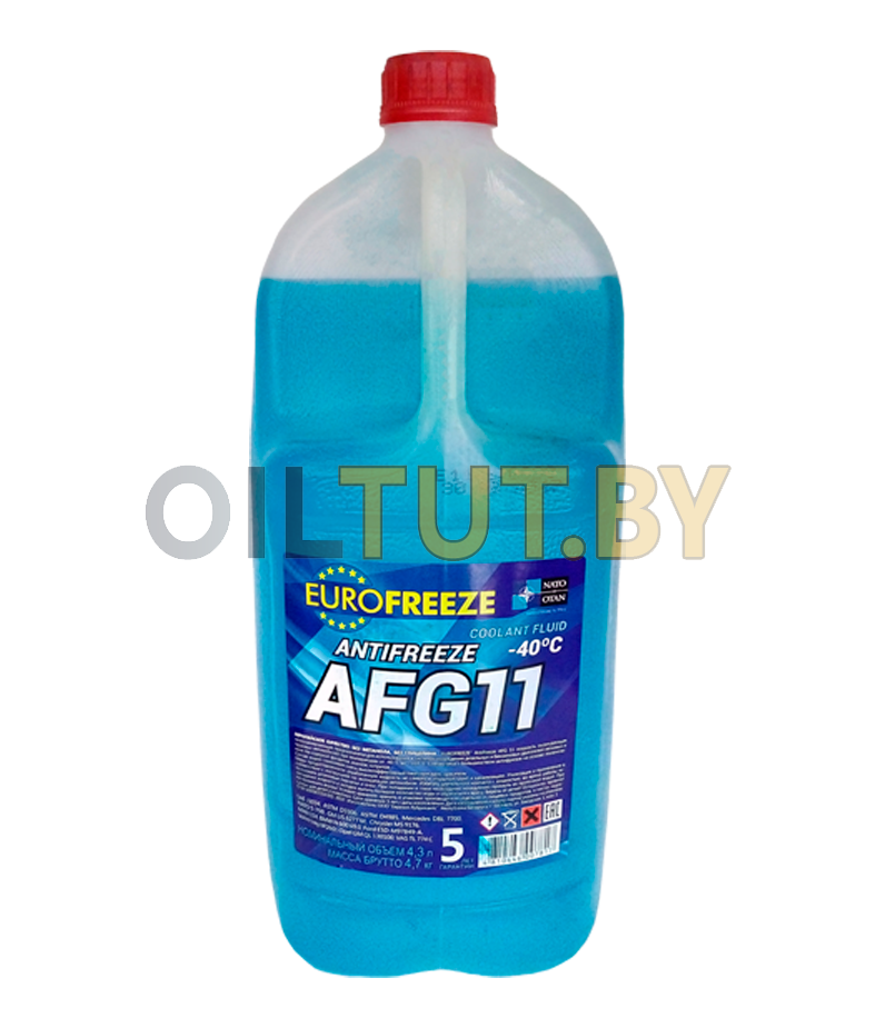 Антифриз Antifreeze EUROFREEZE AFG 11 -40C 4,7кг (4,3л)