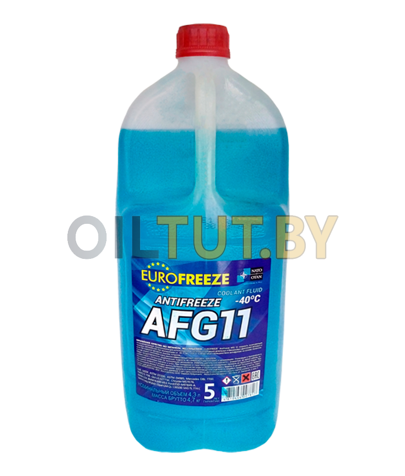 Антифриз Antifreeze EUROFREEZE AFG 11 -40C 4,7кг (4,3л) - фото 1 - id-p87770010